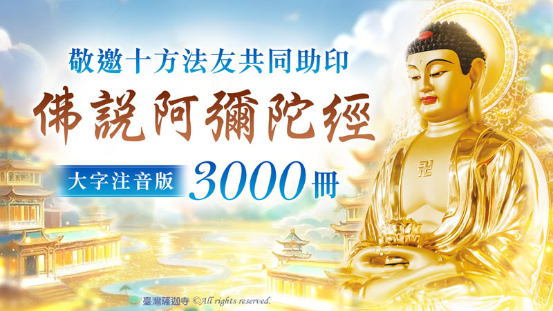 共同助印《佛說阿彌陀經》大字注音版