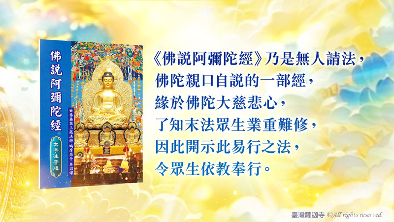 共同助印《佛說阿彌陀經》大字注音版